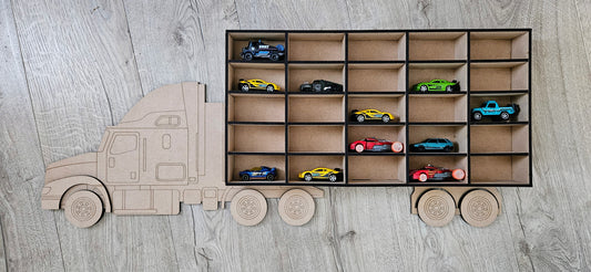 Truck Matchbox Car Storage 25 Cars