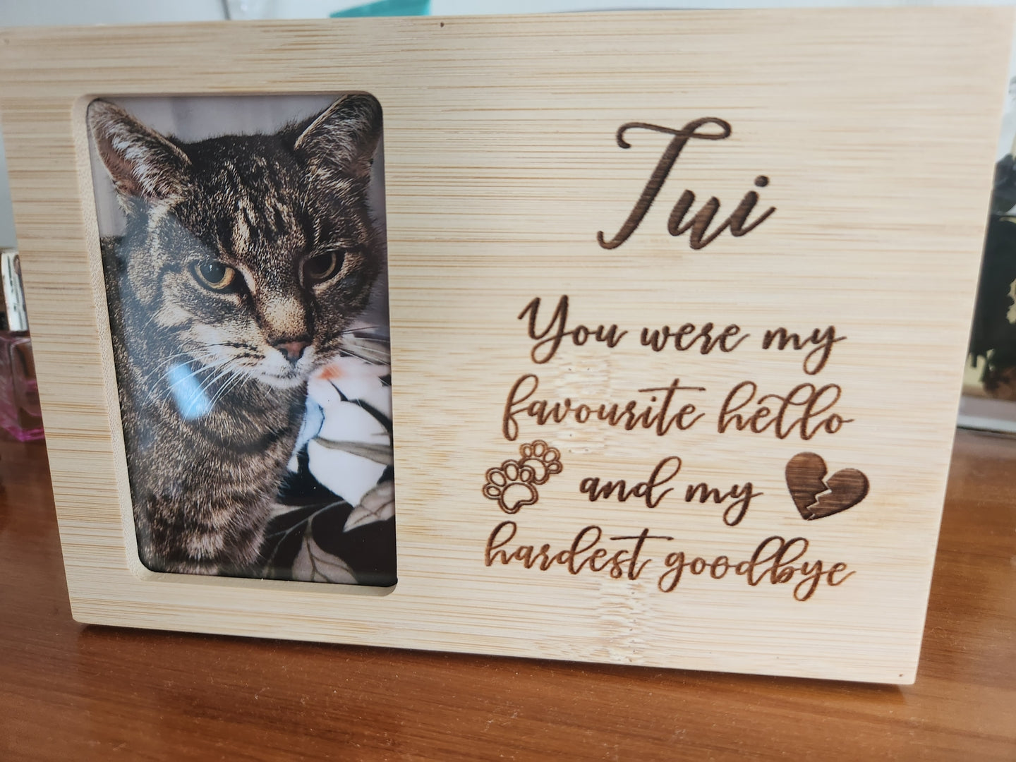 Pet Memorial - You Were My Favourite Hello And My Hardest Goodbye - Personalised.