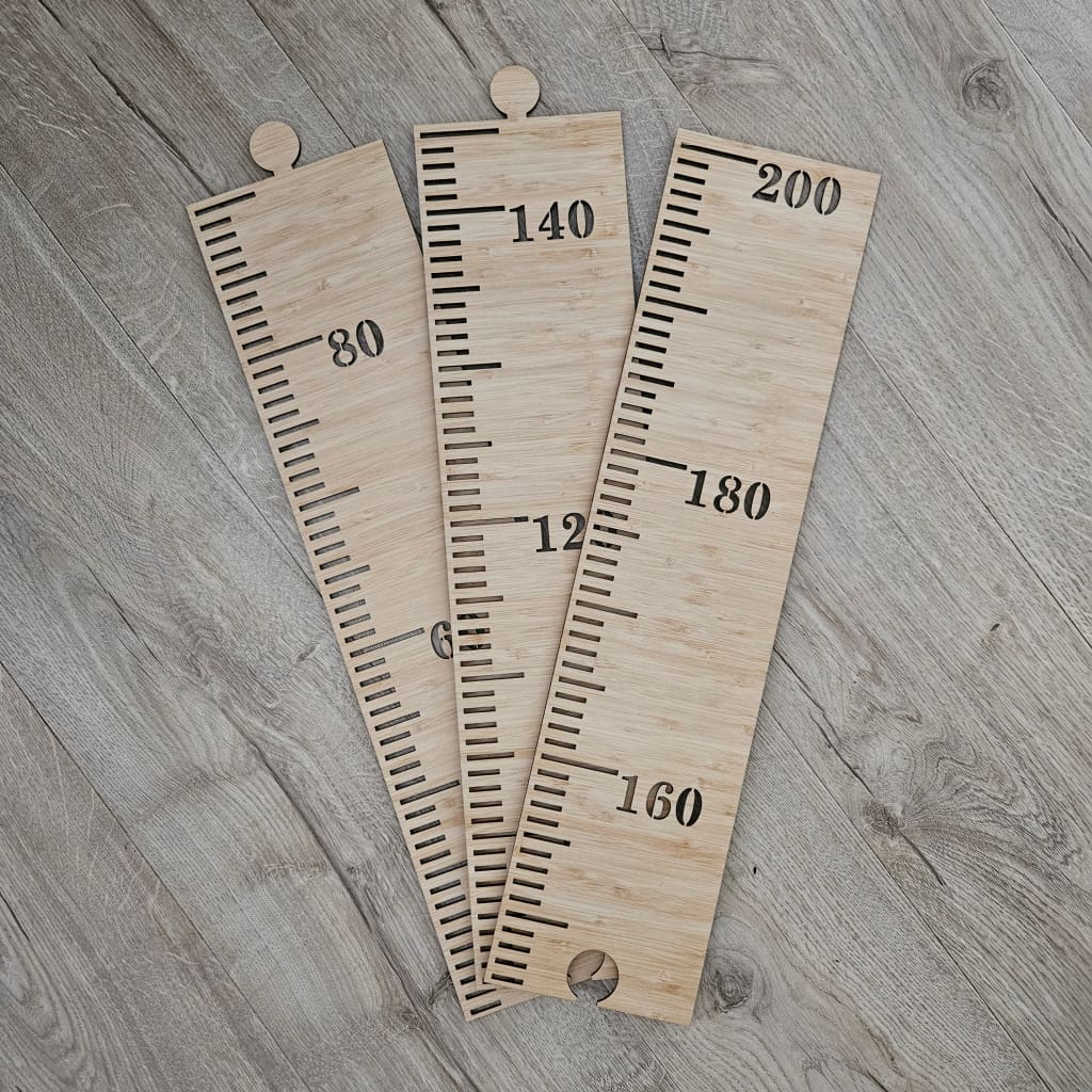 Bamboo Sectional Height Chart - Height Chart