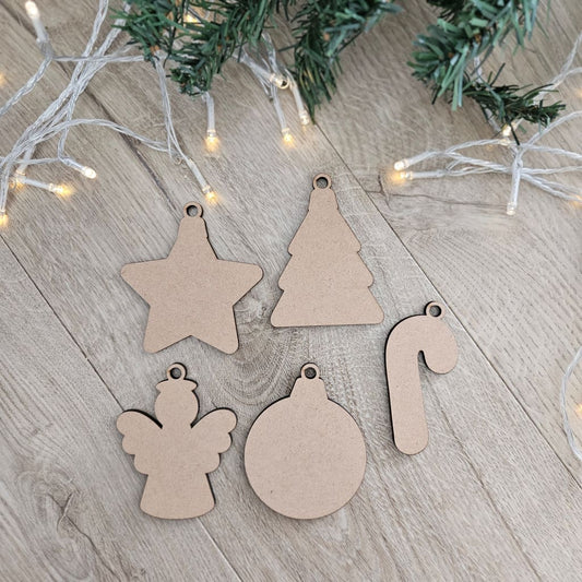 Bauble 25 pack decorate your own - Easter