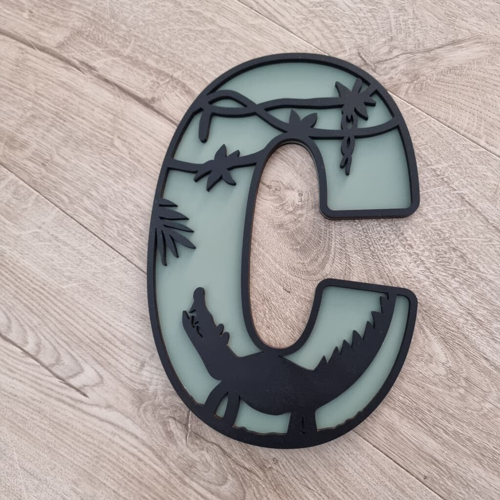 Jungle Letters Large - Letter Tiles