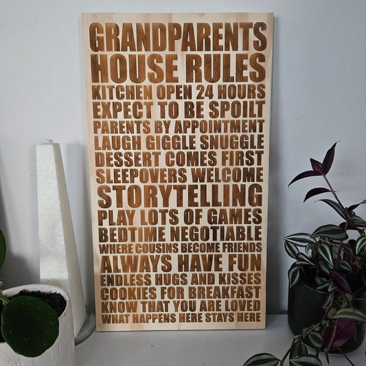 Grandparents House Rules