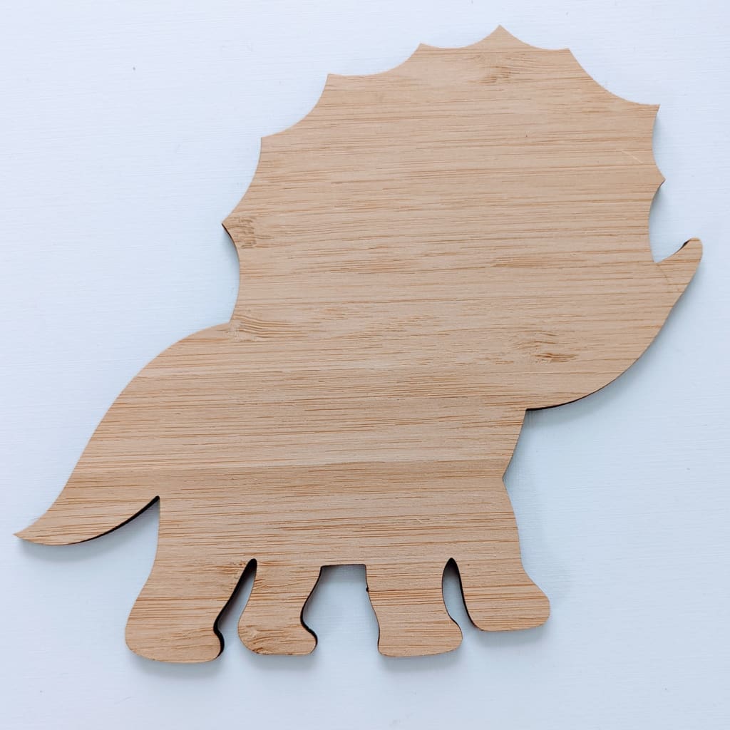 12cm Two Pack Shape/Blank Bamboo - Baby Dinosaur 2 - Craft Shape