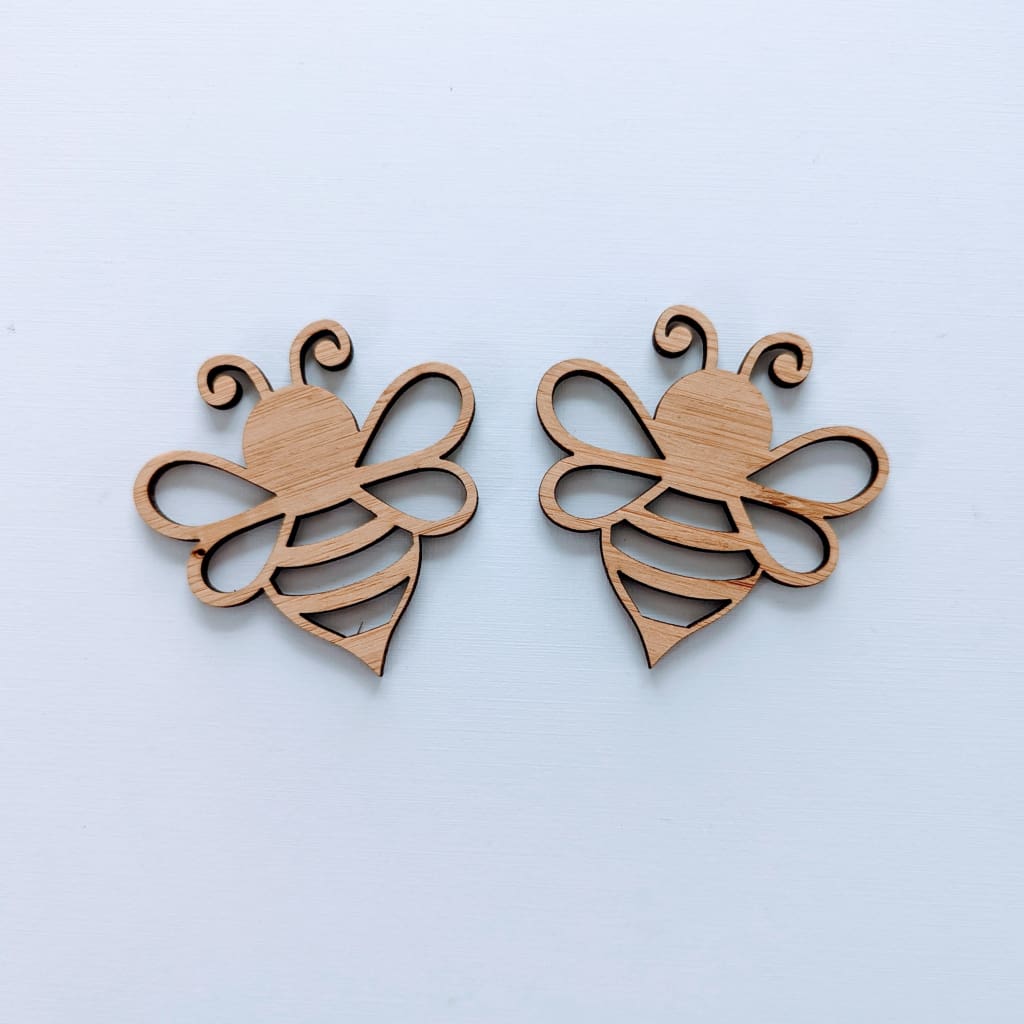 12cm Two Pack Shape/Blank Bamboo - Craft Shape