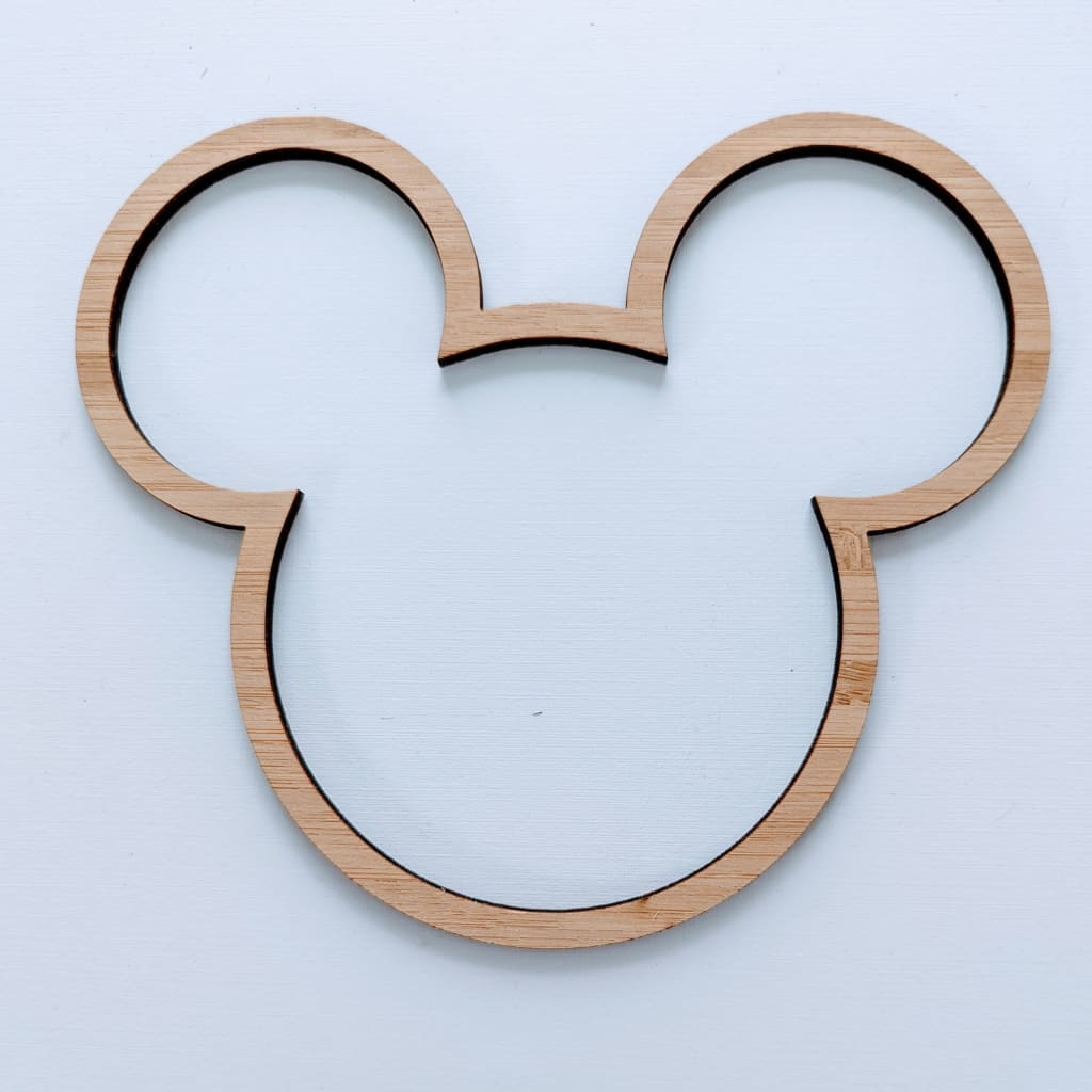 12cm Two Pack Shape/Blank Bamboo - Craft Shape