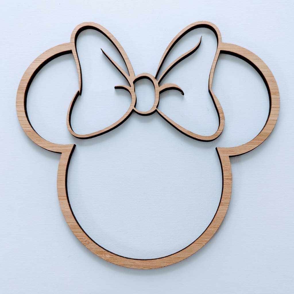 12cm Two Pack Shape/Blank Bamboo - Craft Shape