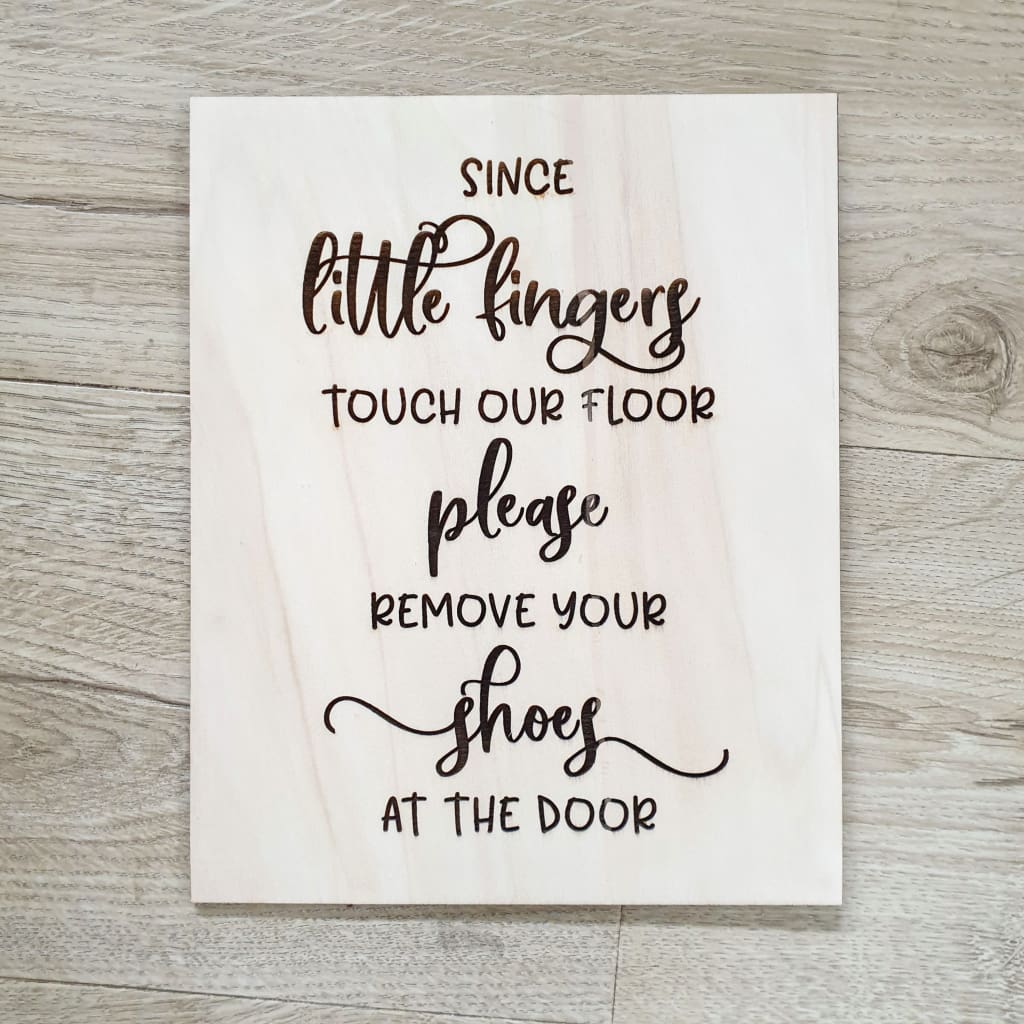 Little Fingers Engraved - General Signs