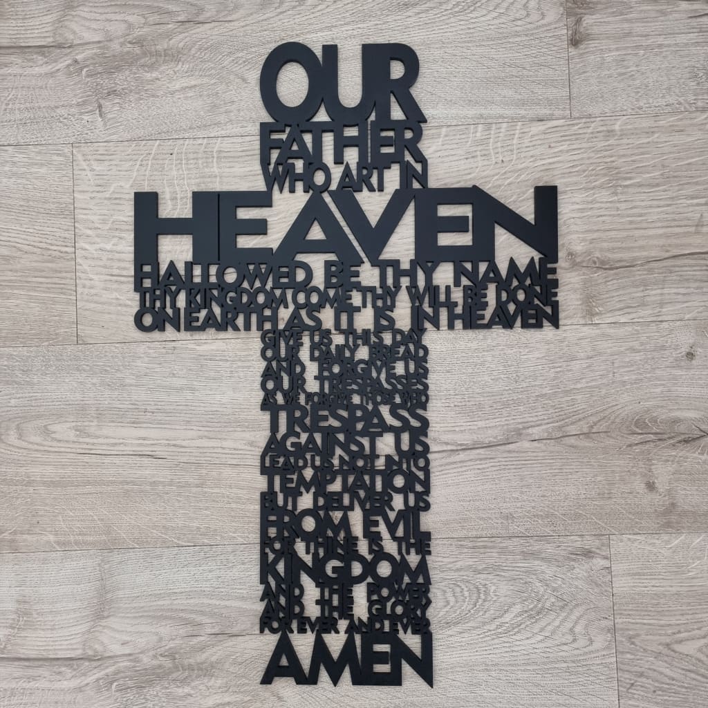 The Lords Prayer Wooden Sign - General Signs