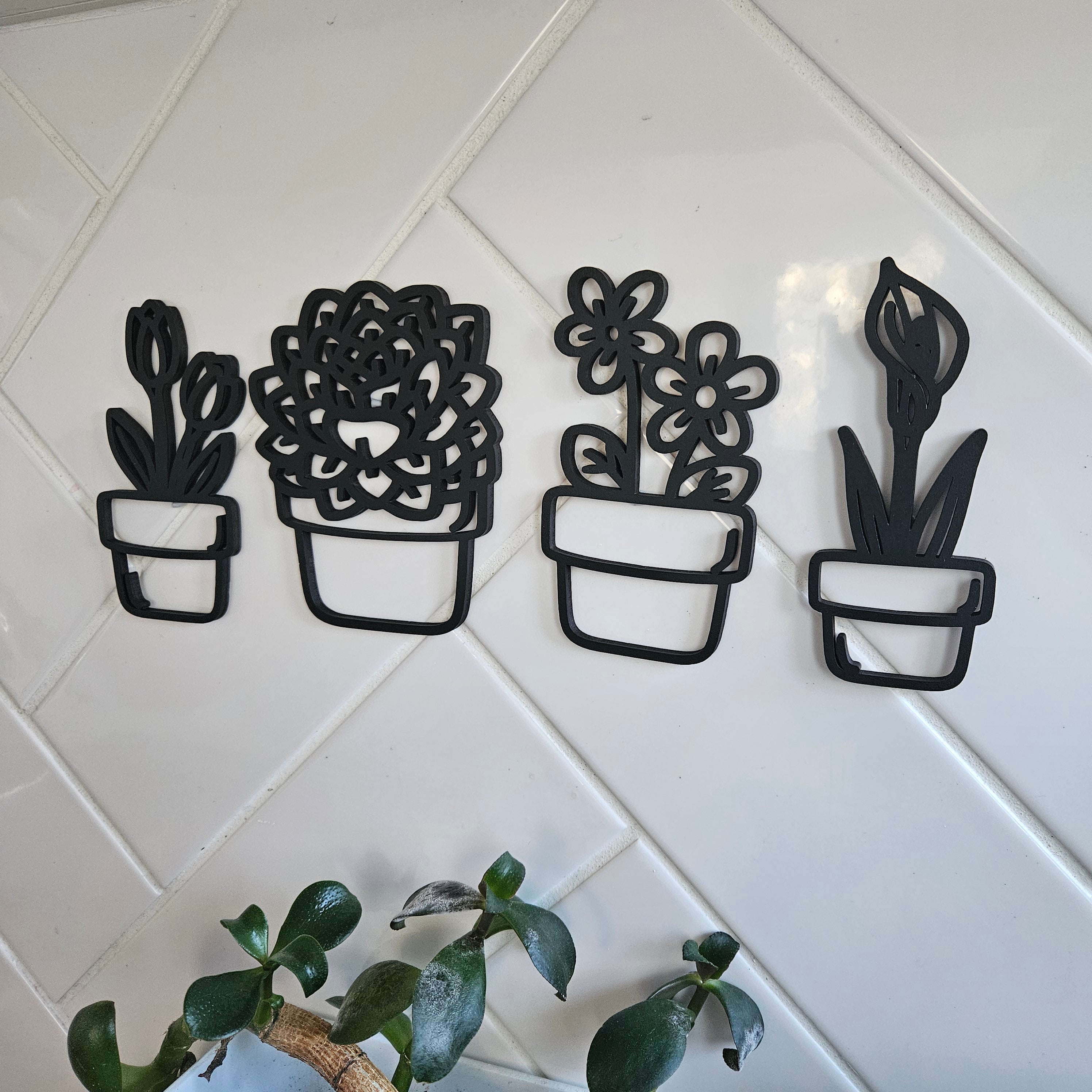 Pocket Pots – Mini Wall Art Collection