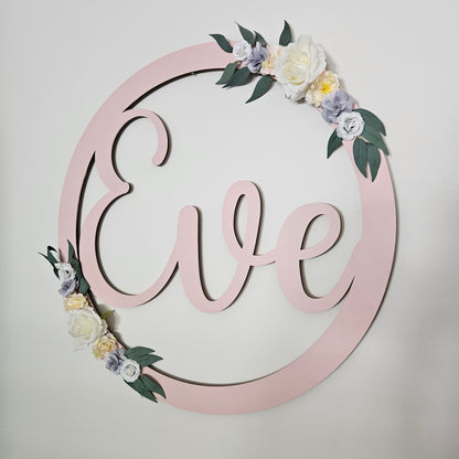 Floral Hoop Name