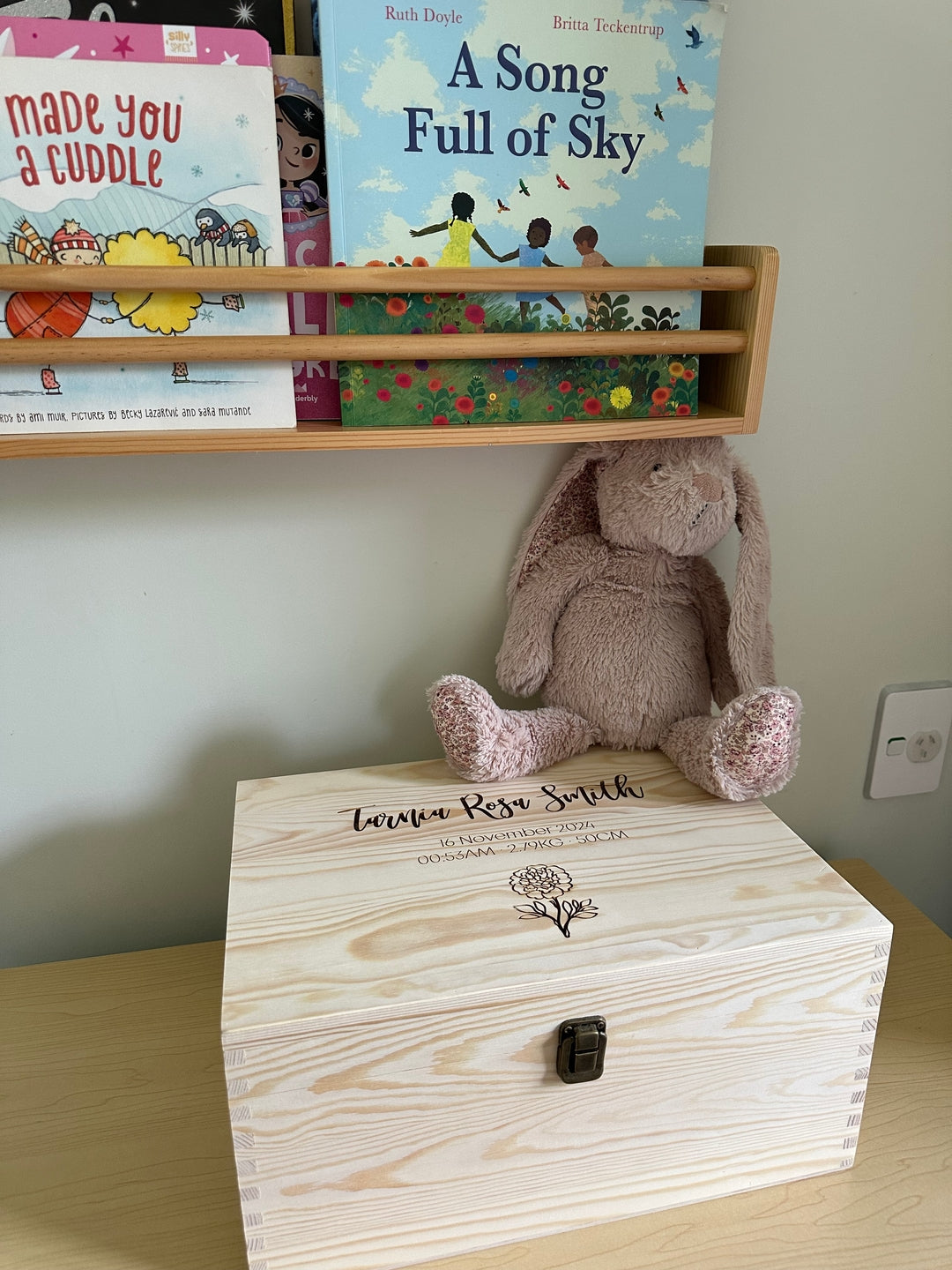 Birth Flower Keepsake Box