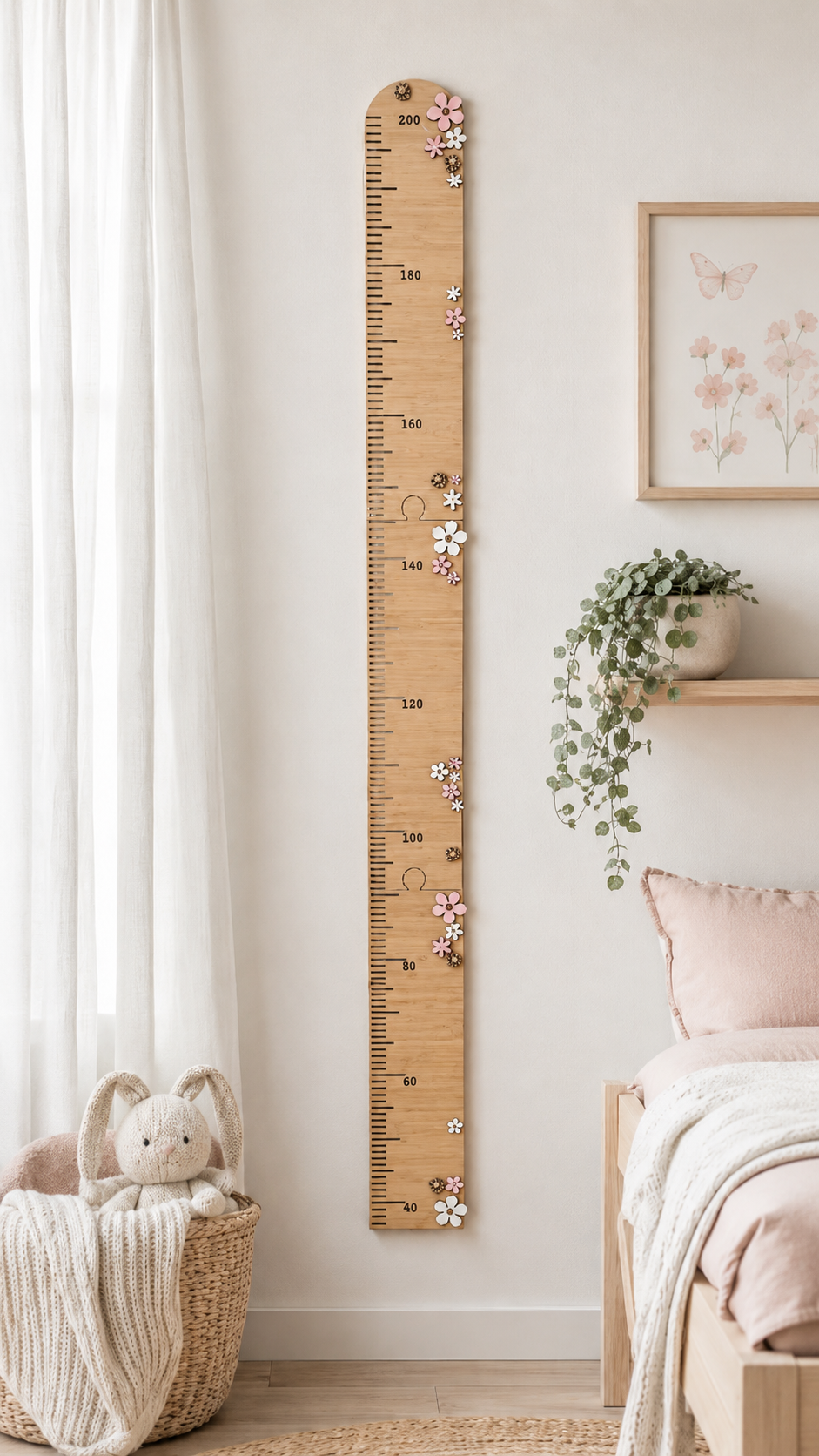 Daisy Bamboo Sectional Height Chart