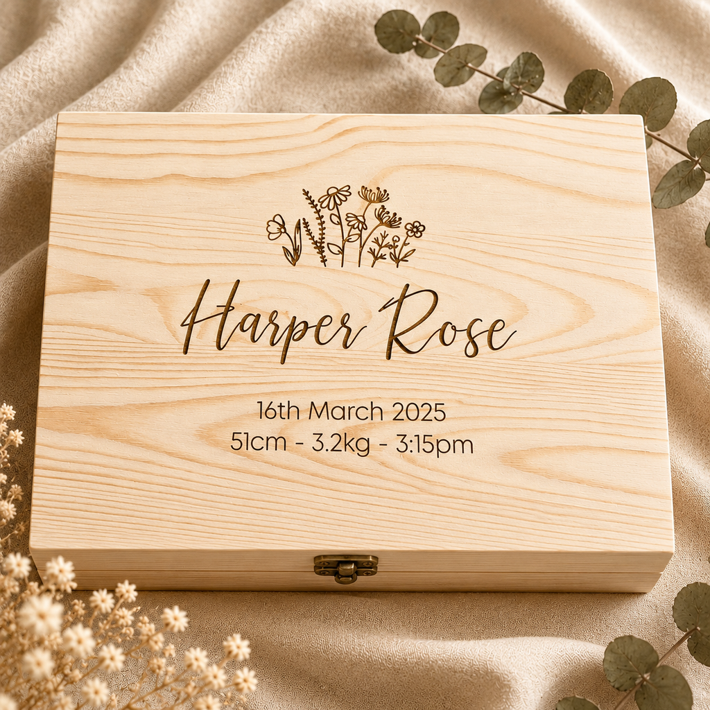 Harper Floral  Keepsake Box