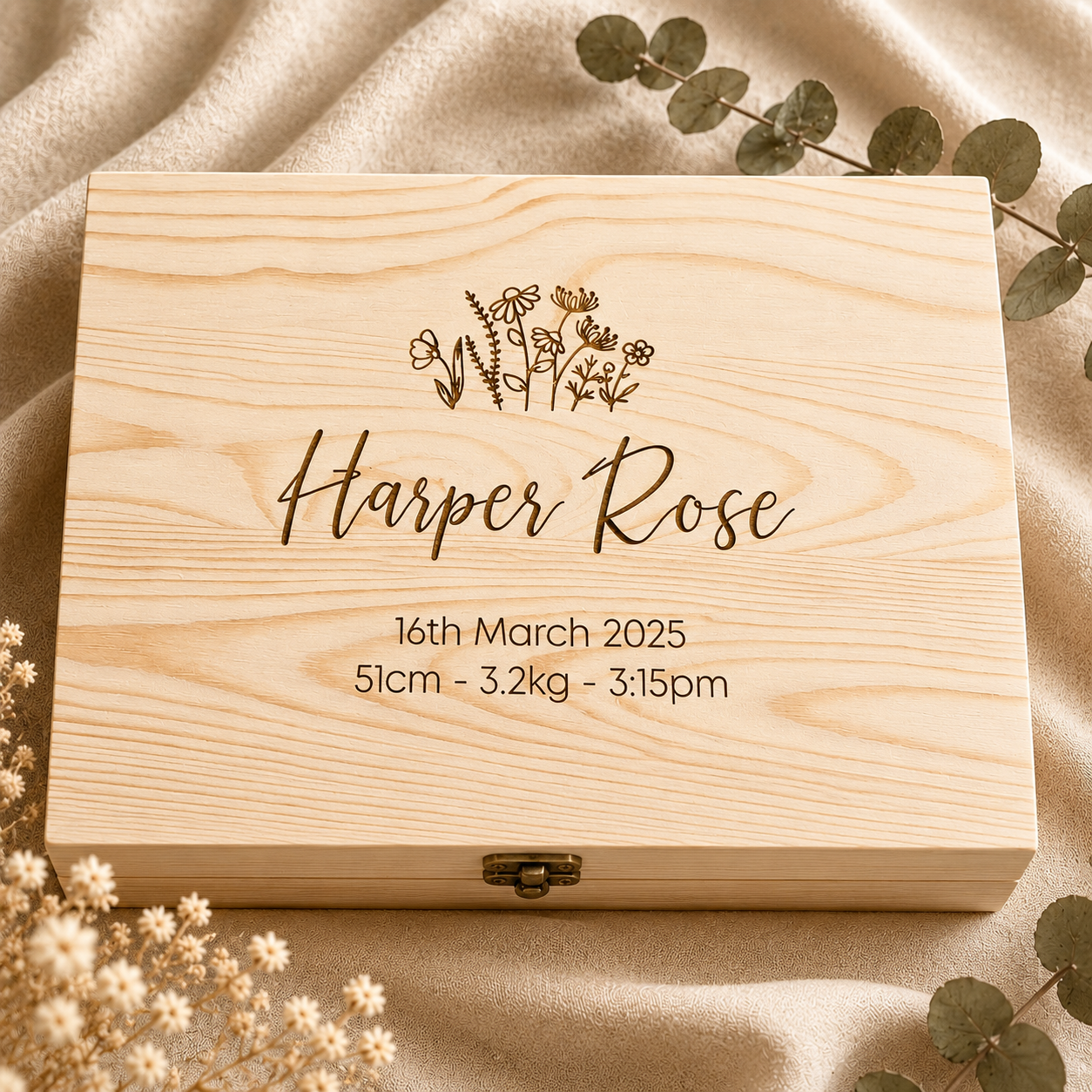 Harper Floral  Keepsake Box