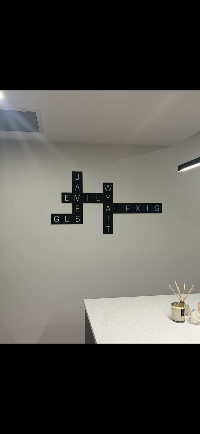 Black Letter Tiles
