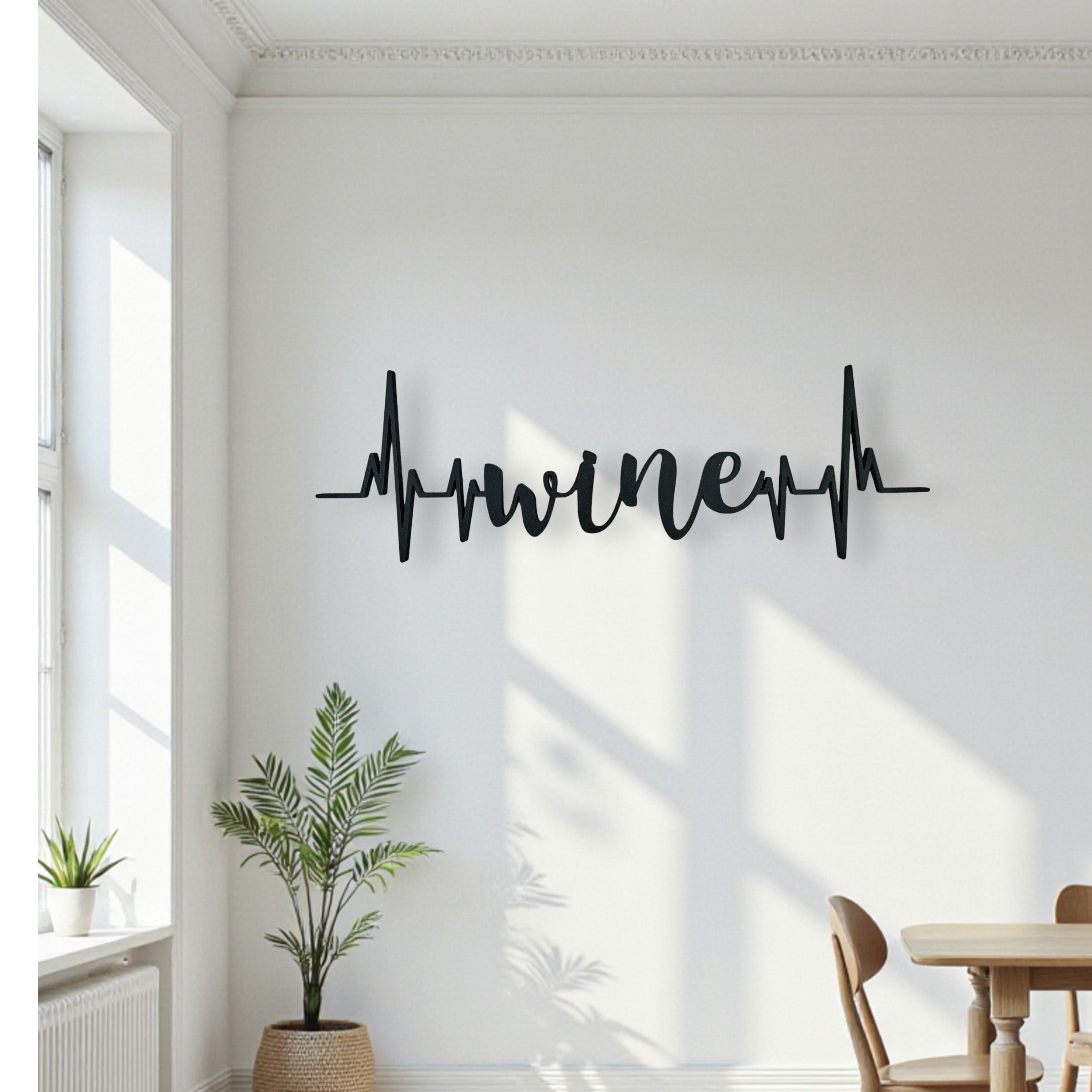Wine Heartbeat Wall Art