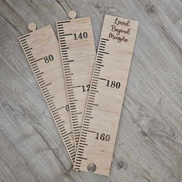 Little Miss Viking Bamboo Sectional Height Chart