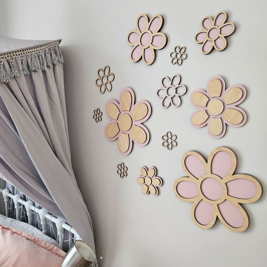 Daisies Bunch - Floral Wall Decor special - Craft Shape