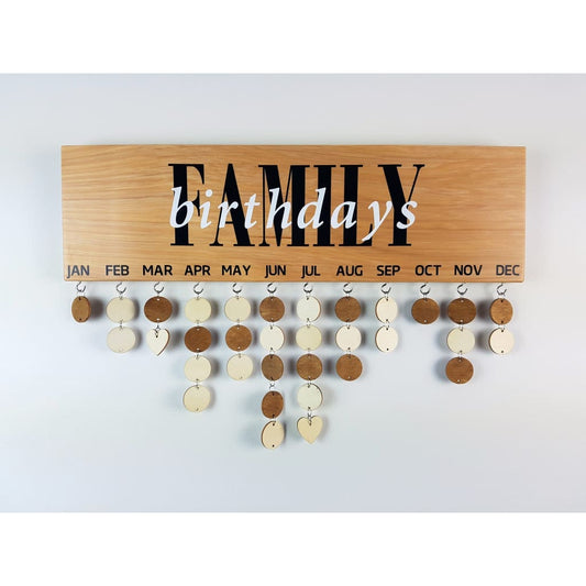 Family Birthday & Celebrations Boards - Family Birthdays - General Signs