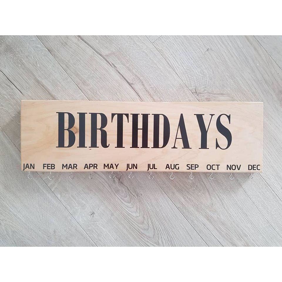 Family Birthday & Celebrations Boards - Birthdays Only - General Signs
