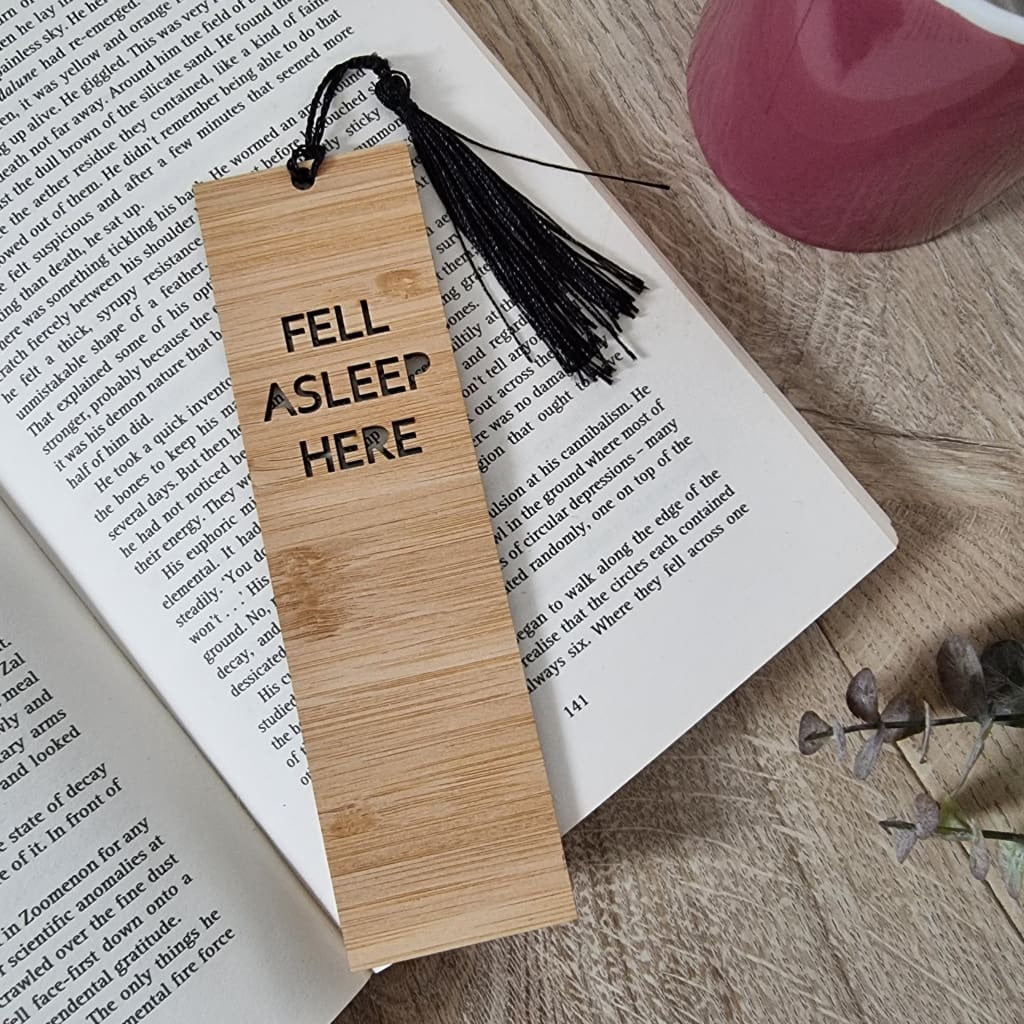 Little Miss Viking - Fell Asleep Here Bookmark