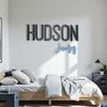 Large Block Wall Name Plaque