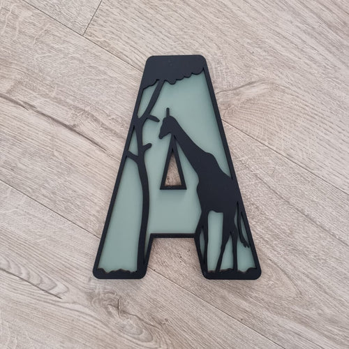 Jungle Letters Large - Letter Tiles