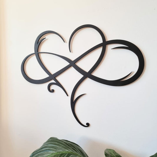 Love Heart Infinity Wall Art - Geometric Animals