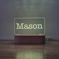 Night Light Single Name Personalised - Night Light