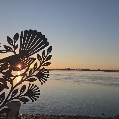 Fantails and Pohutukawa