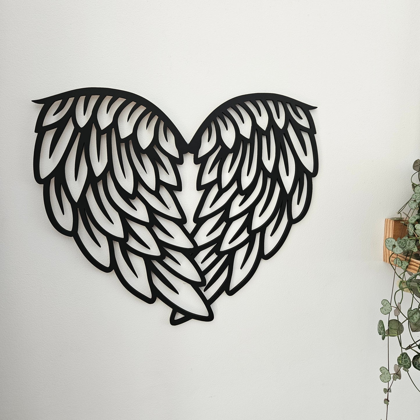 Feather Heart Wall Art