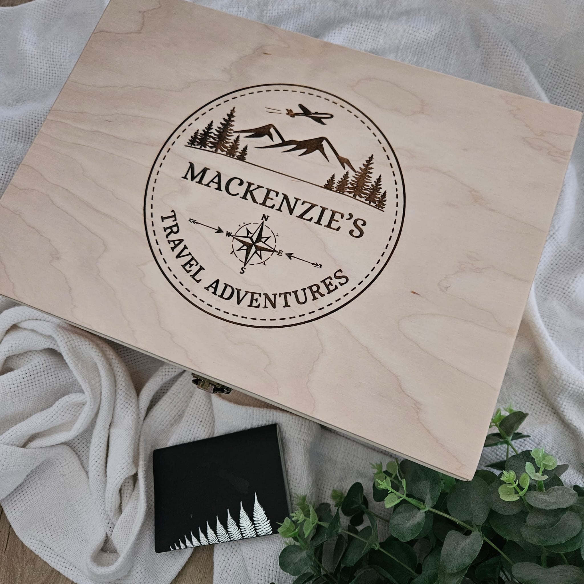Travel Adventures Keepsake Box