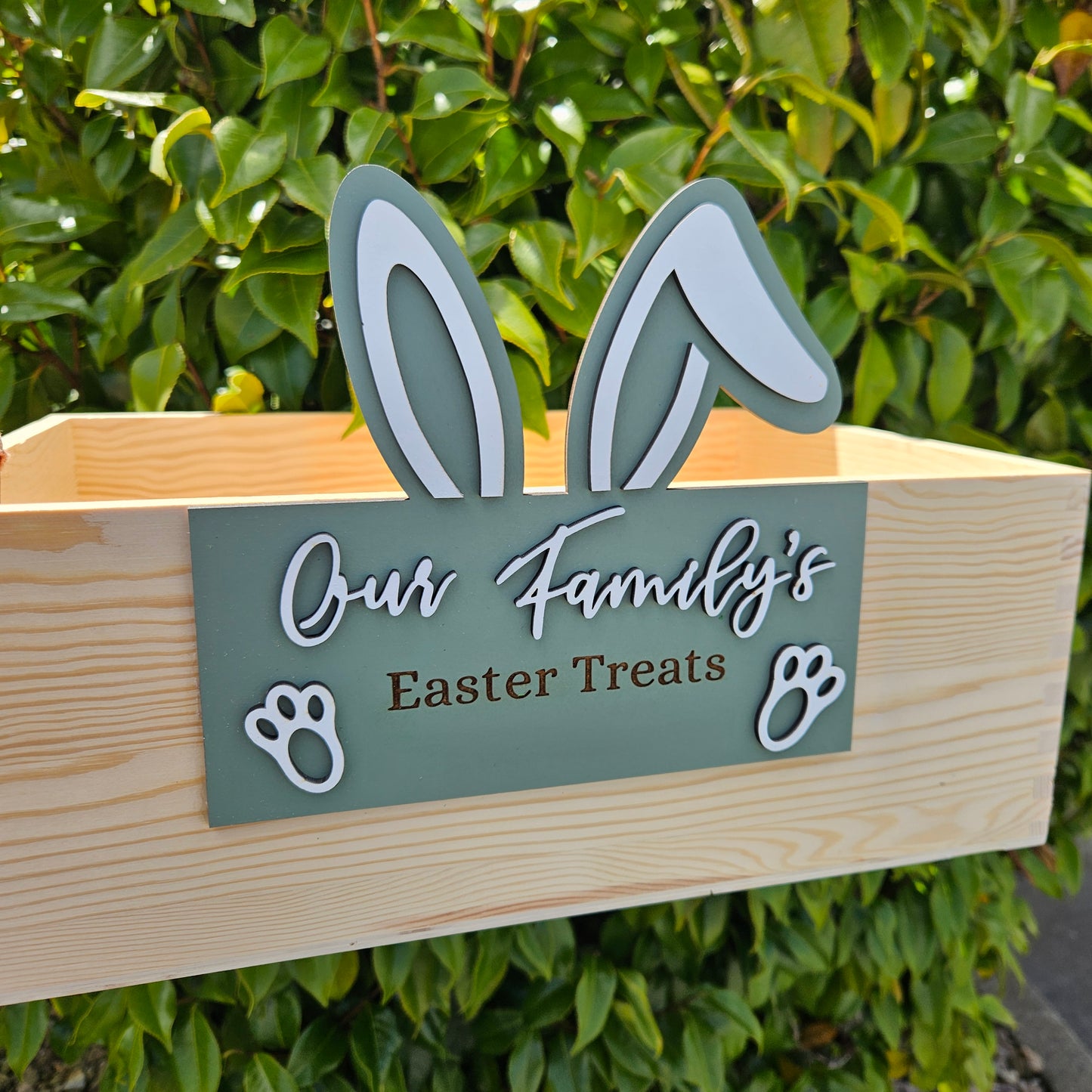 Personalised Bunny Easter Box