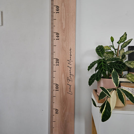 Eucalyptus Wooden Height Chart