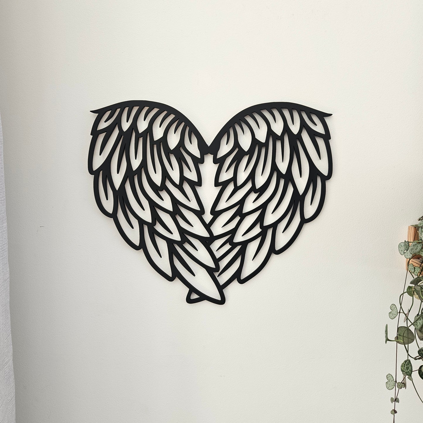 Feather Heart Wall Art