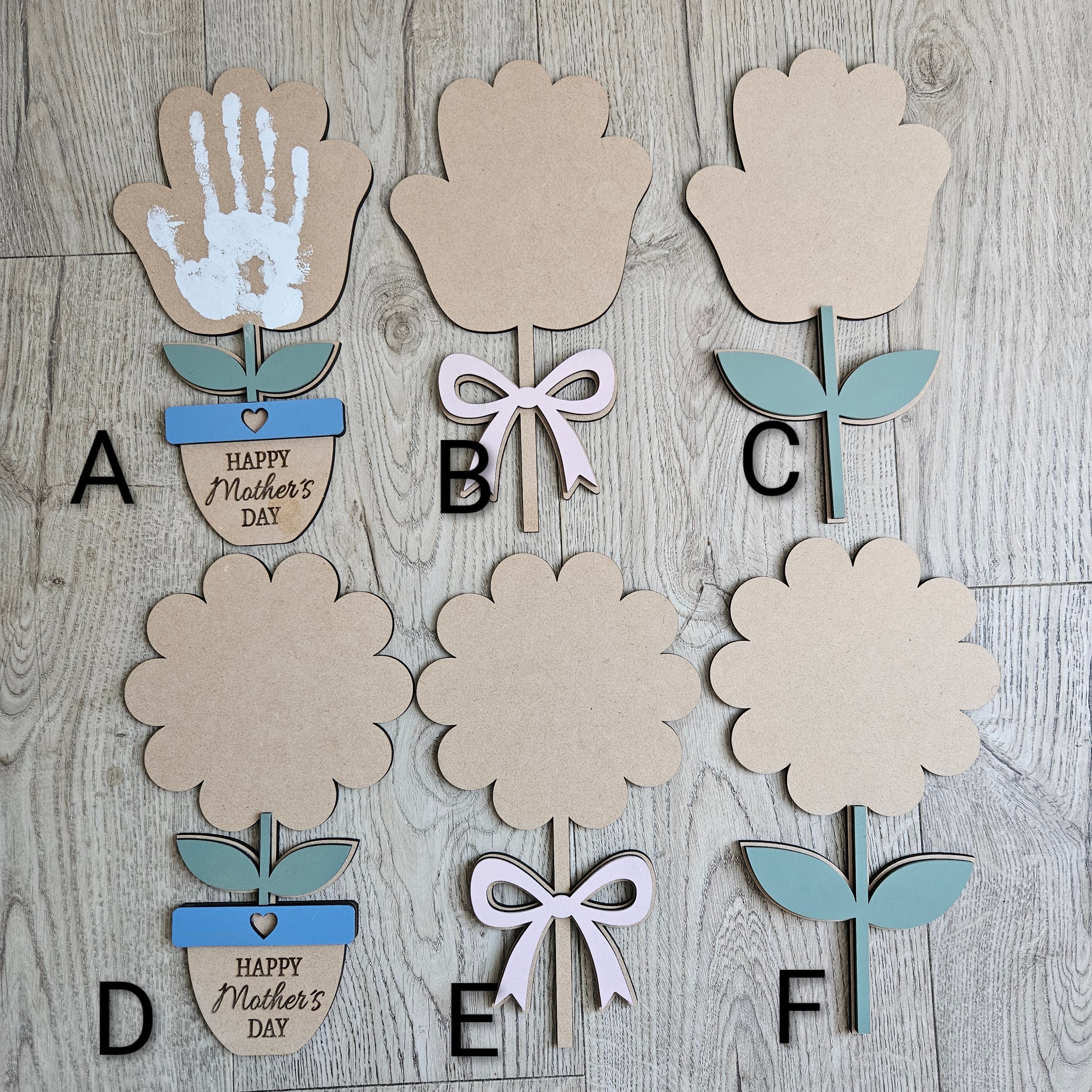 Mothers Day Handprint Flower