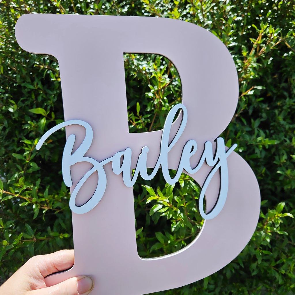 Monogram Two Layer