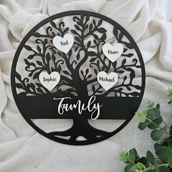 Personalised Family Tree Plaque