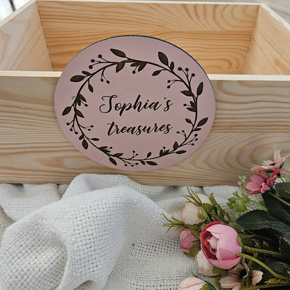Keepsake Box Personalised Treasures Box
