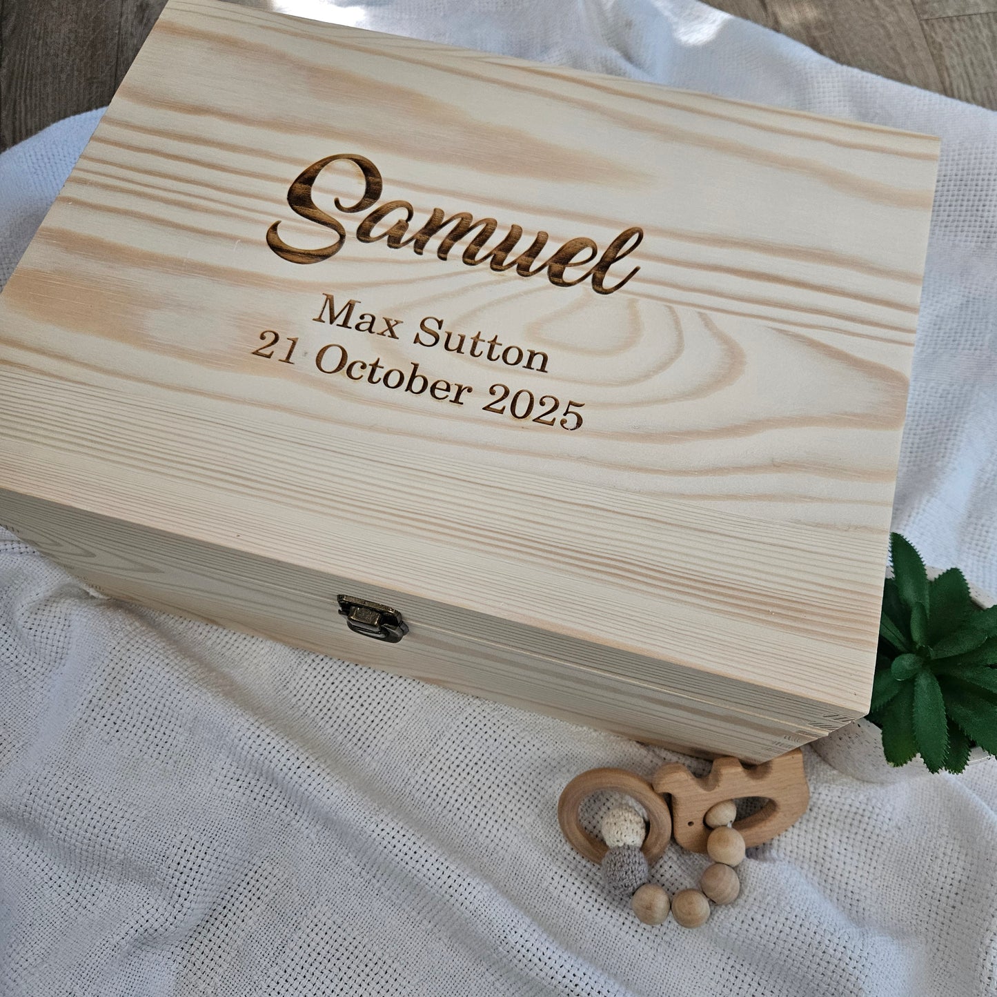 Samuel Wooden Keepsake Box (Pre-Order)
