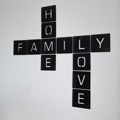 Black Letter Tiles