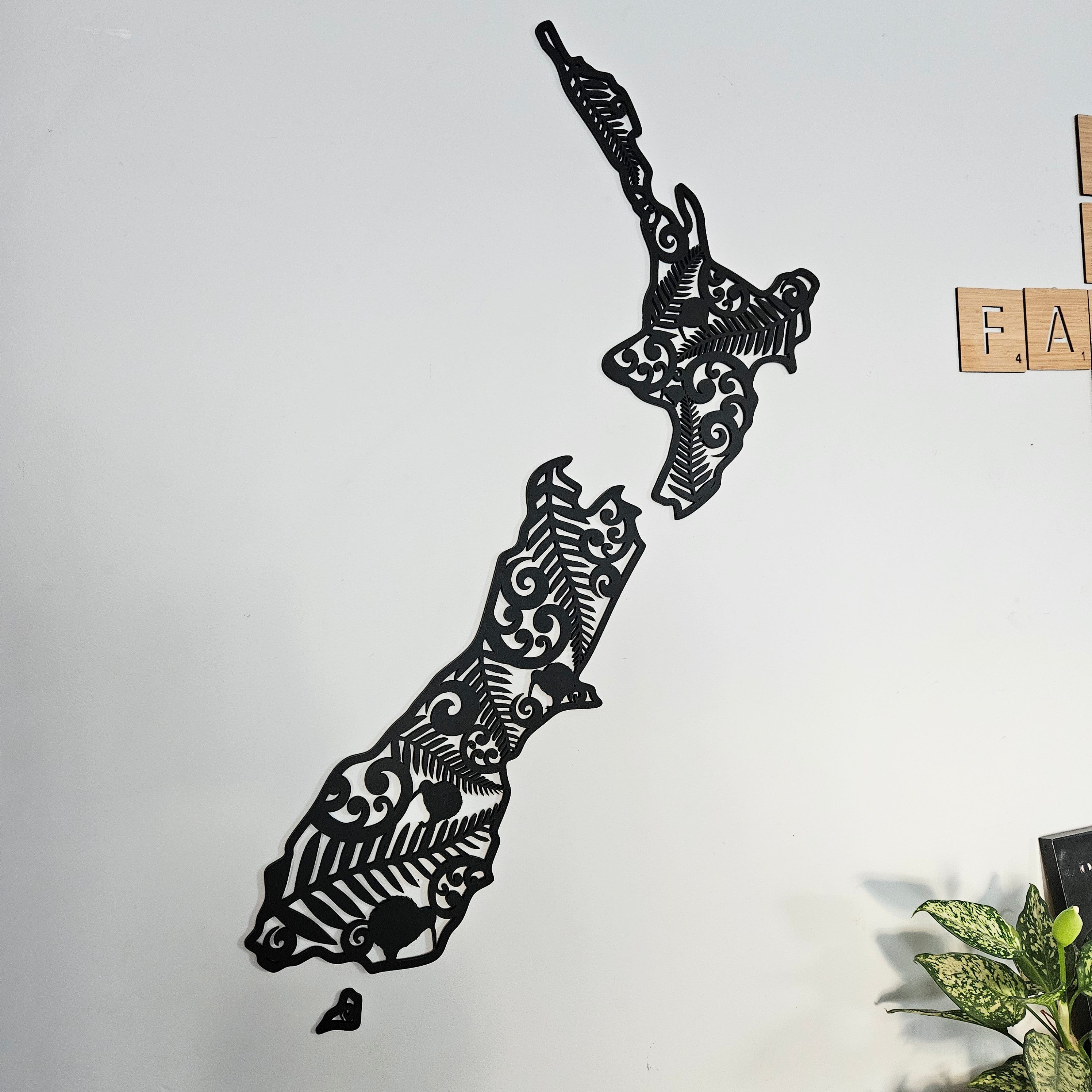 New Zealand Kiwiana Map