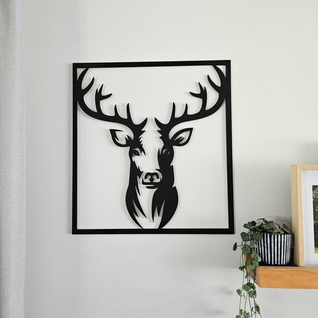 Stag Wall Art - Geometric Animals