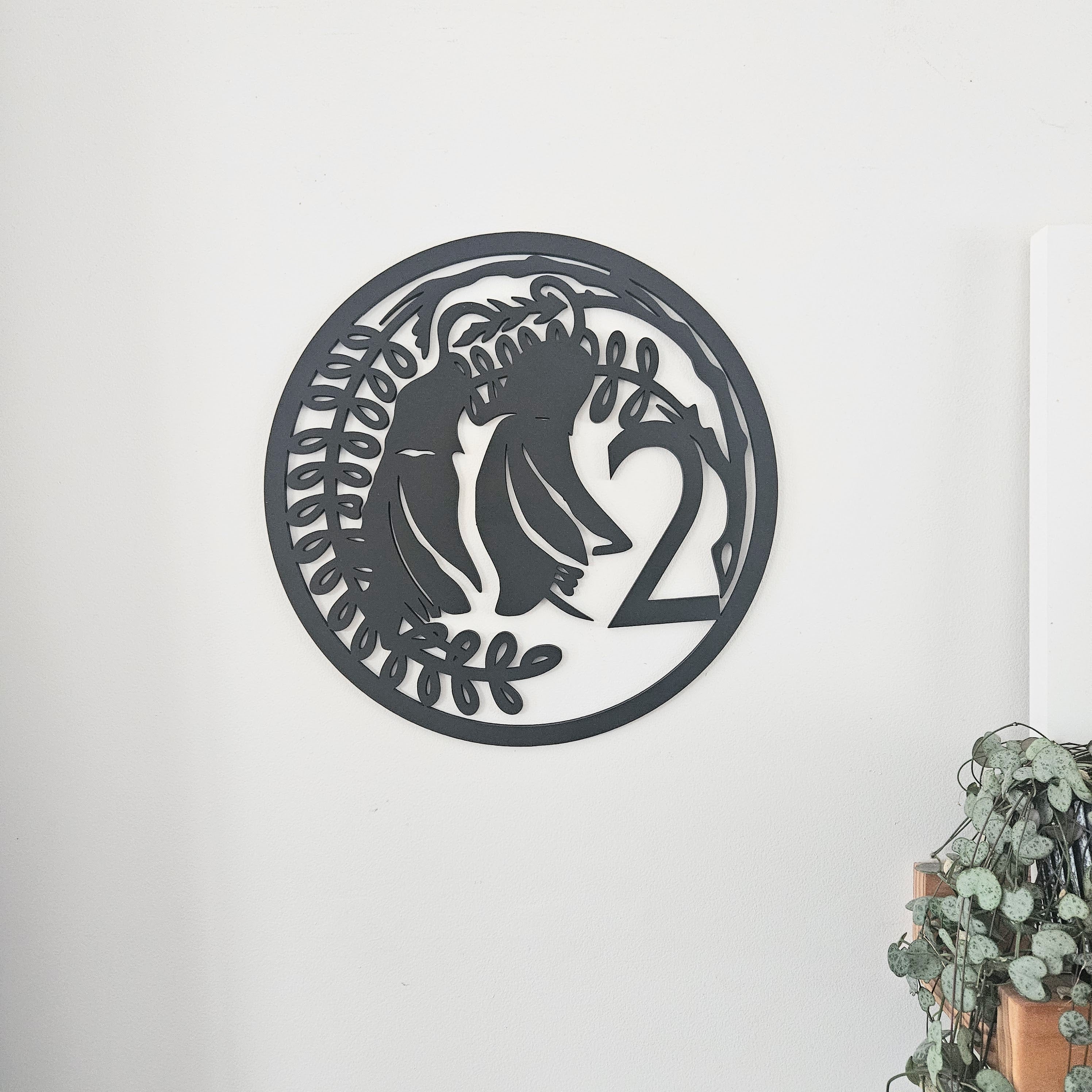 New Zealand Two Cent Coin Wall Art – Retro Kiwi Décor