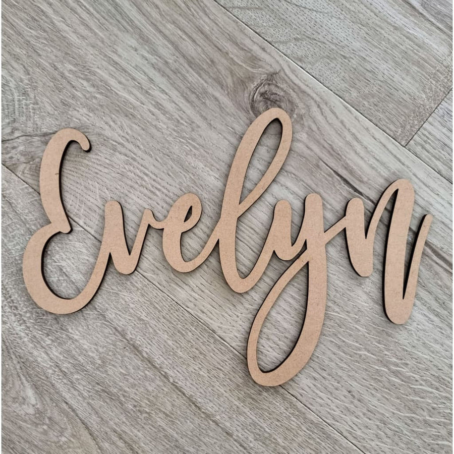 Personalised name signs
