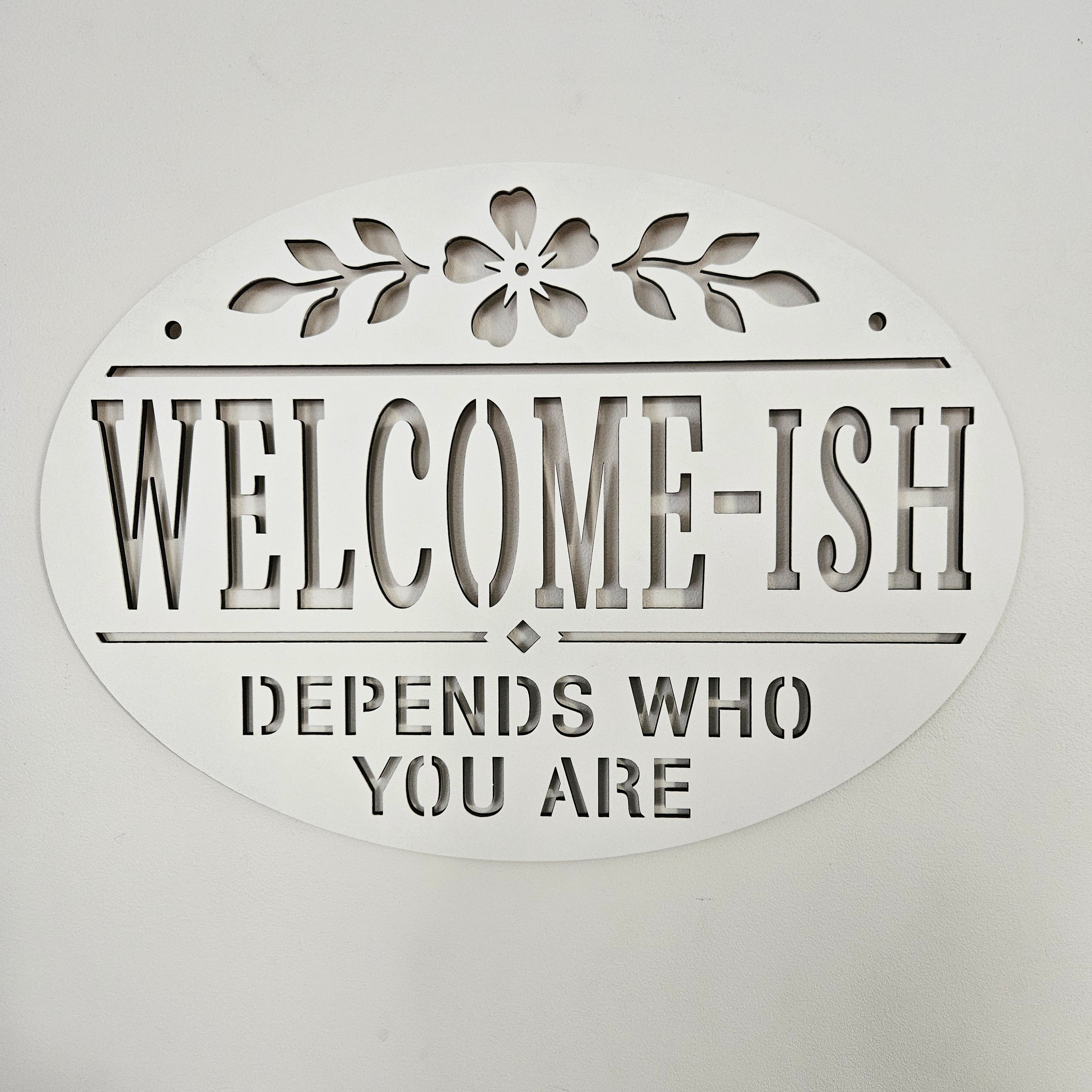 Welcome-Ish Wall Art