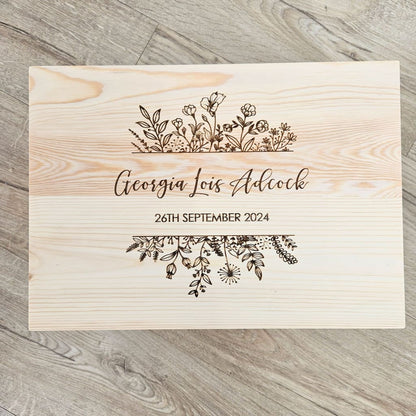 Wildflower Frame Keepsake Box - Keepsake Box