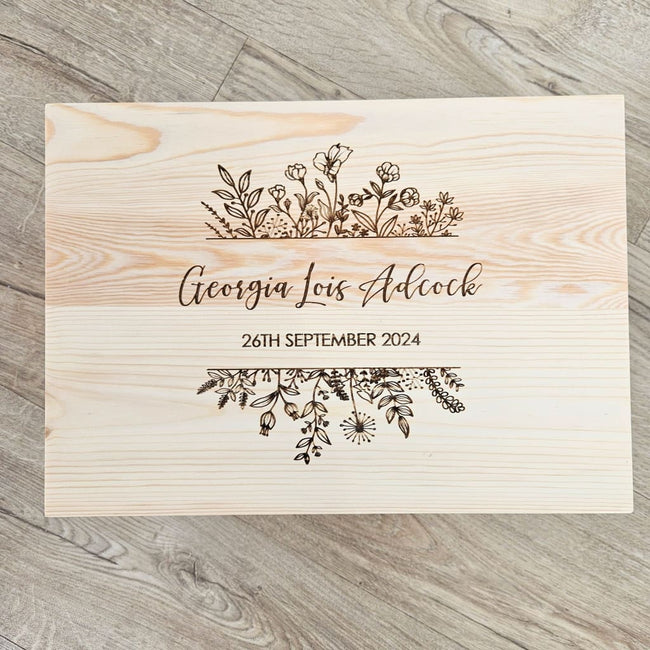 Wildflower Frame Keepsake Box - Keepsake Box