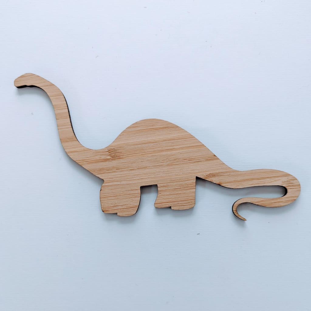 12cm Two Pack Shape/Blank Bamboo - Baby Dinosaur 10 - Craft Shape