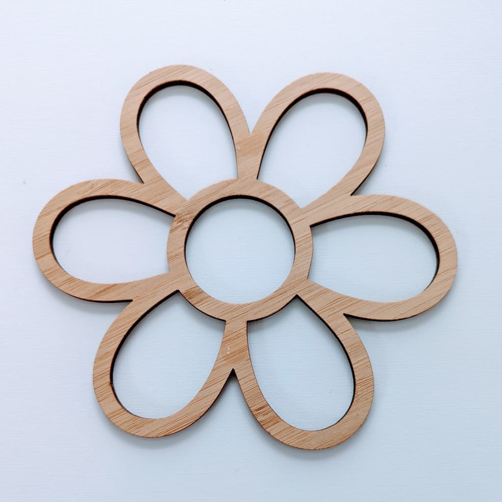 12cm Two Pack Shape/Blank Bamboo - Craft Shape